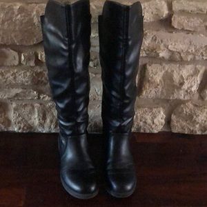 NWOT francesca black ridding boots